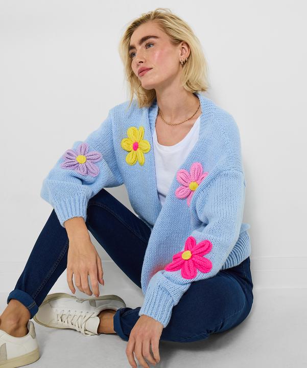 Produktbild Joe Browns V Neck Button Through Floral Cardigan (L, M)