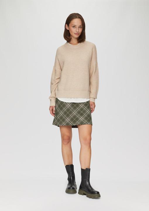 Produktbild s.Oliver Rock Kurzer Rock mit Web-Karo (46)