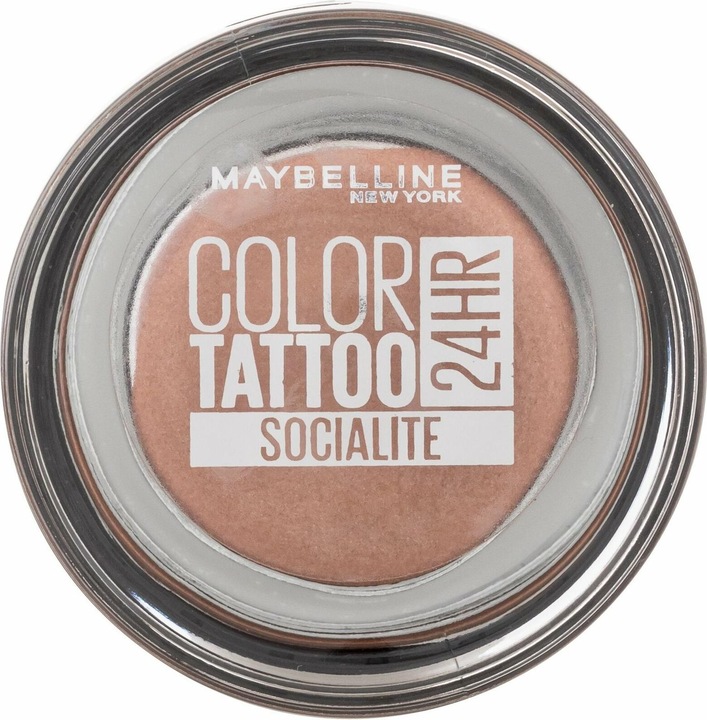 Maybelline New York MAYBELLINE Eye Studio Color Tattoo 24 HR oogschaduw in Cream 150 Socialite 4ml (150 Socialite)