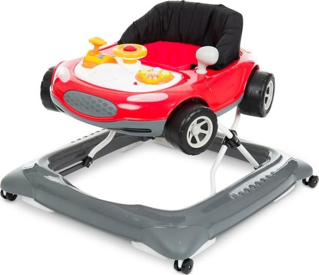 Mica Baby walker - car - red/grey