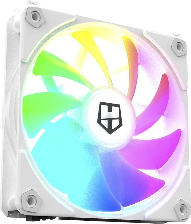 Produktbild Nox Ventilador Hummer Easylink Argb Blanco (120 mm, 1x)