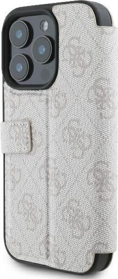 Coque Guess Impact MagSafe – IPhone 16 Pro – Gris Métal Logo 4G