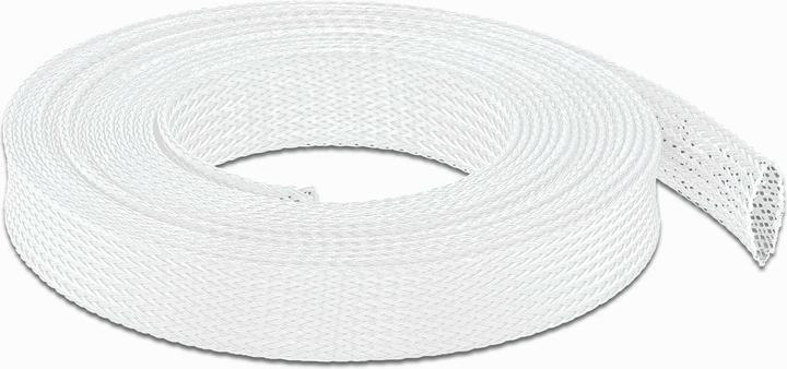 Image du produit Delock Gaine tressée extensible 10 m x 19 mm blanc (Gaines pour câbles, 1000 cm)
