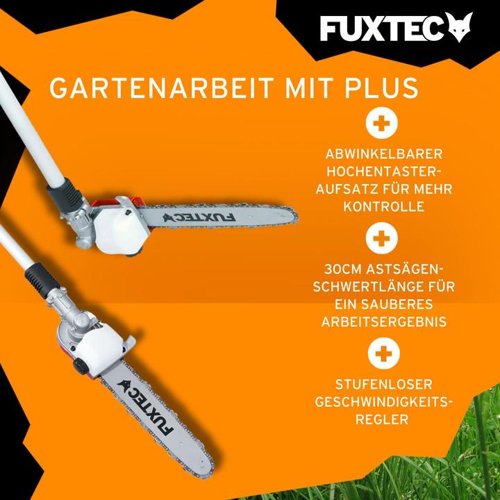 Produktbild Fuxtec FX-MT252ER Multitool 5in1 Benzin Motorsense mit verstellbarem Hochentaster (FX-MT252ER) (Trimmfaden)