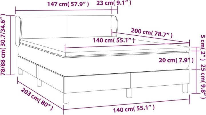 Image du produit vidaXL Stoddard (140 x 200 cm)