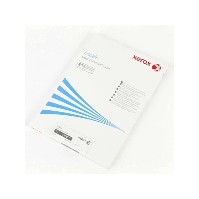 Xerox, Kopierpapier, Labels 67.7 x 99 mm A4 100 sheets, Weiss, A4, 99 mm, 67,7 mm, 800 Stück(e), 100 Blätter