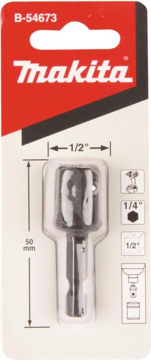 Produktbild Makita 1/2" Square Drive Socket Adaptor