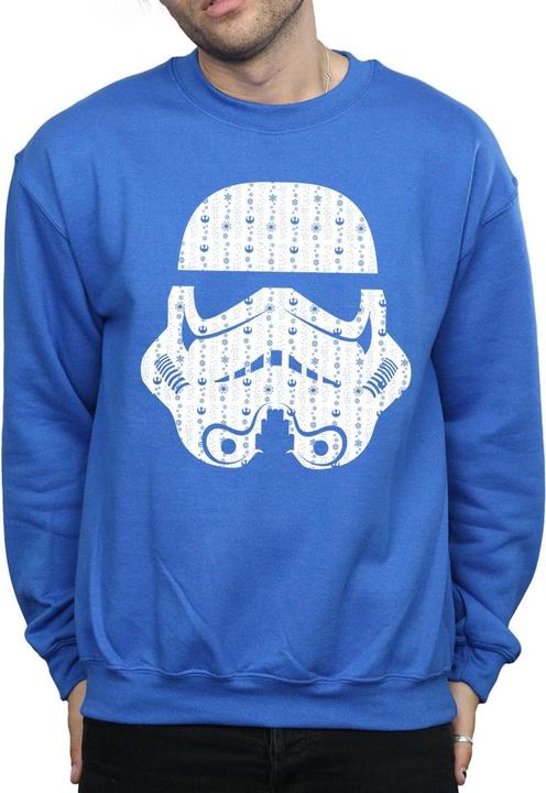 Produktbild Star Wars Christmas Stormtrooper Helmet Sweatshirt (M)