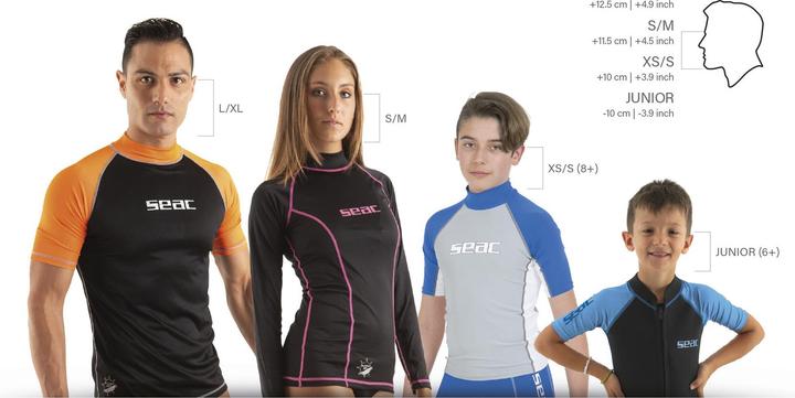 Actual product image Seac Full Face Mask Libera L/Xl S/Kl Green Lime