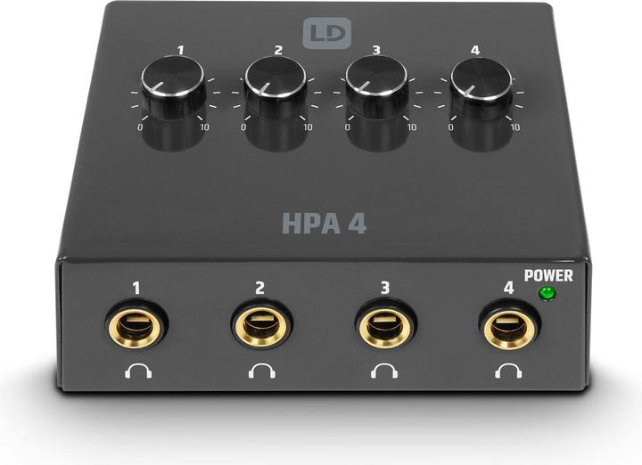 LD Systems Kopfhörerverstärker LDHPA4 Bla (Klangregelung)