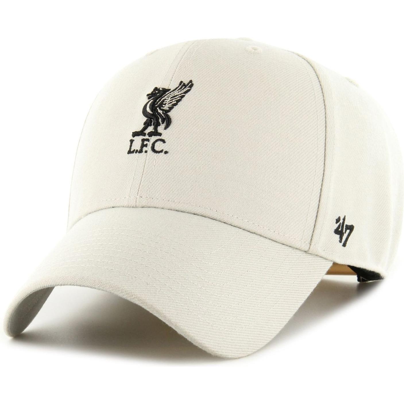 47 Brand, Herren, Cap, Relaxed Fit Base Runner FC Liverpool Bone, Beige