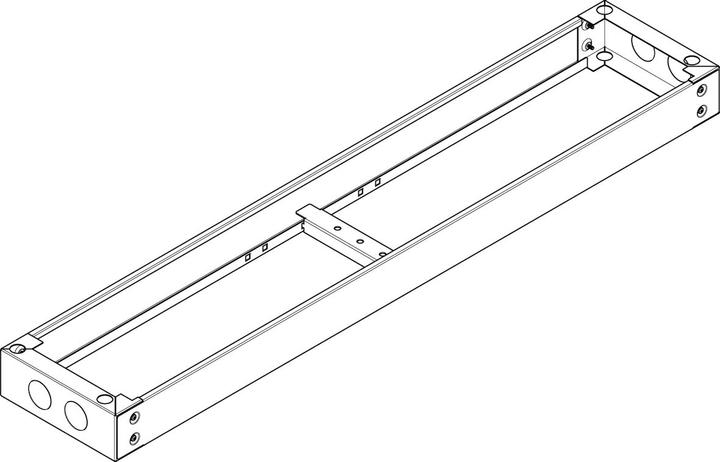Produktbild ABN UF509 Standsockel RAL7022 B/H/T 1340/90/280mm