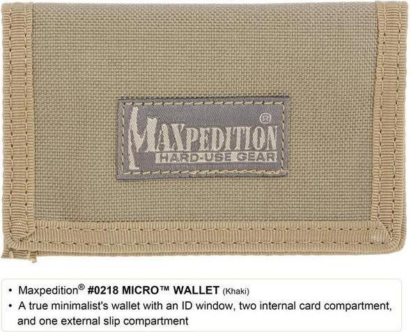 Actual product image Maxpedition MICRO Wallet