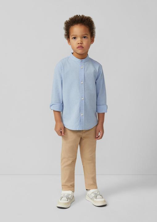 Immagine prodotto s.Oliver Hemd Chambray-Hemd mit Stehkragen im Slim Fit (104, 110)