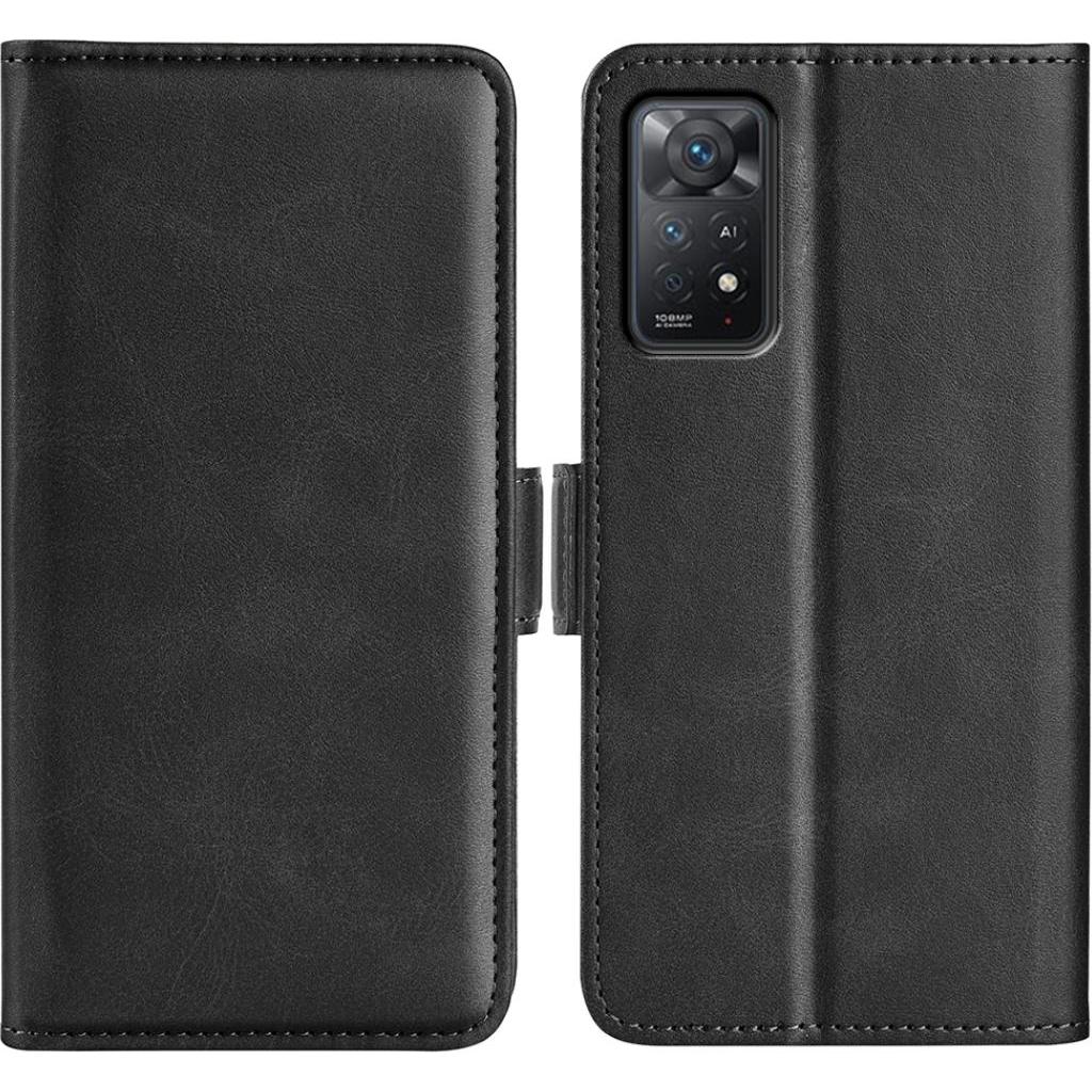 Thumbnail - Screenguard Xiaomi Redmi Note 11 Pro CardLounge Lederhülle (Xiaomi Redmi Note 11 Pro), Smartphone Hülle, Schwarz