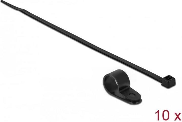 Immagine prodotto Delock Kit di fascette - 35 cm - Nero (350 mm, 10 pz.)