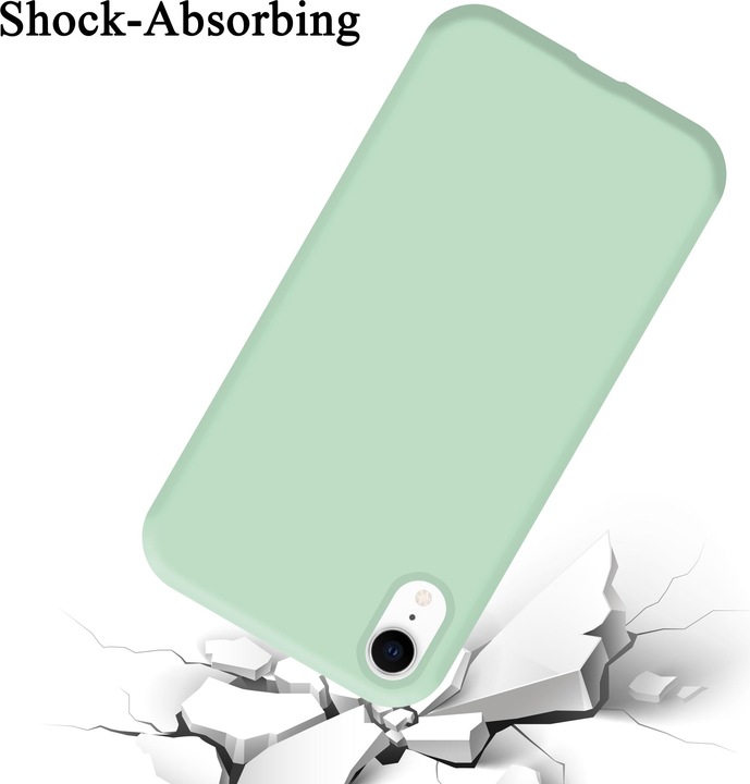 Actual product image Cadorabo TPU Liquid Silicone Case Cover (Apple iPhone XR)