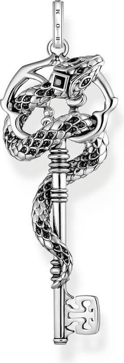 Immagine prodotto Thomas Sabo Anhänger Schlange schwarze Steine Silber (Argento 925)