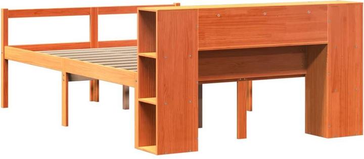 Image du produit vidaXL Bett mit Regal (140 x 200 cm)
