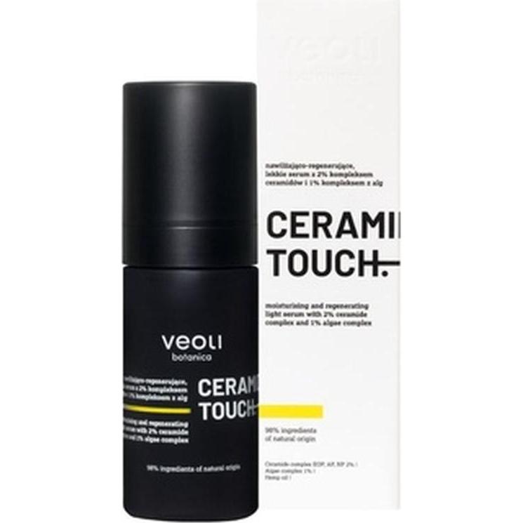 Veoli Botanica Crema Siero Viso, Ceramide Touch Moisturizing And Regenerating Serum In Light Version 30Ml (30 Ml)