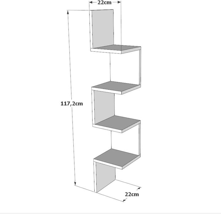 Immagine prodotto Skye Decor Nevaeh (22 x 22 x 117.20 cm)