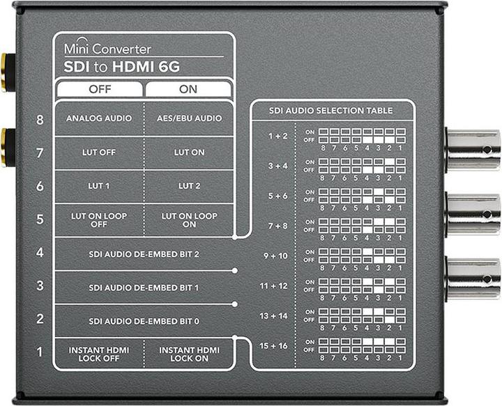 Image du produit Blackmagic Mini convertisseur SDI-HDMI 6G (Convertisseur de caméra)