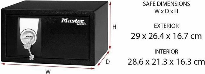 Actual product image Master Lock Security safe X031ML (9.93 l)