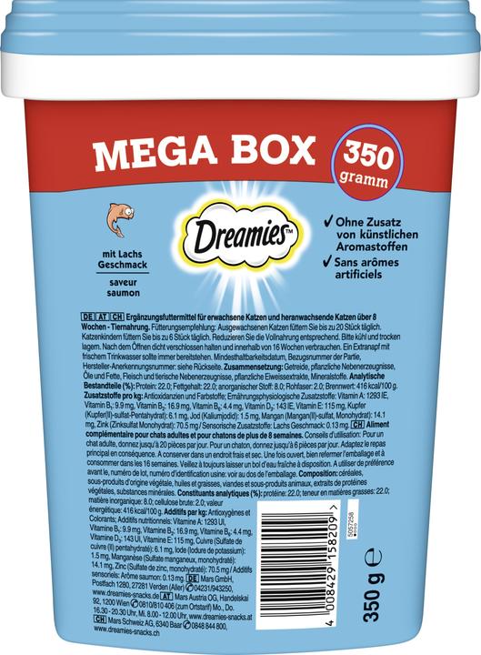 Immagine prodotto Dreamies Mega Box Salmone (350 g)