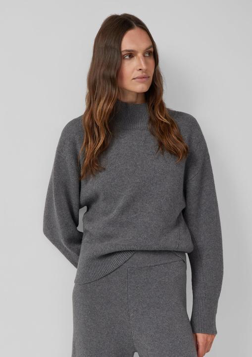 Image du produit s.Oliver Strickpullover Weicher Pullover mit Stehkragen (46)