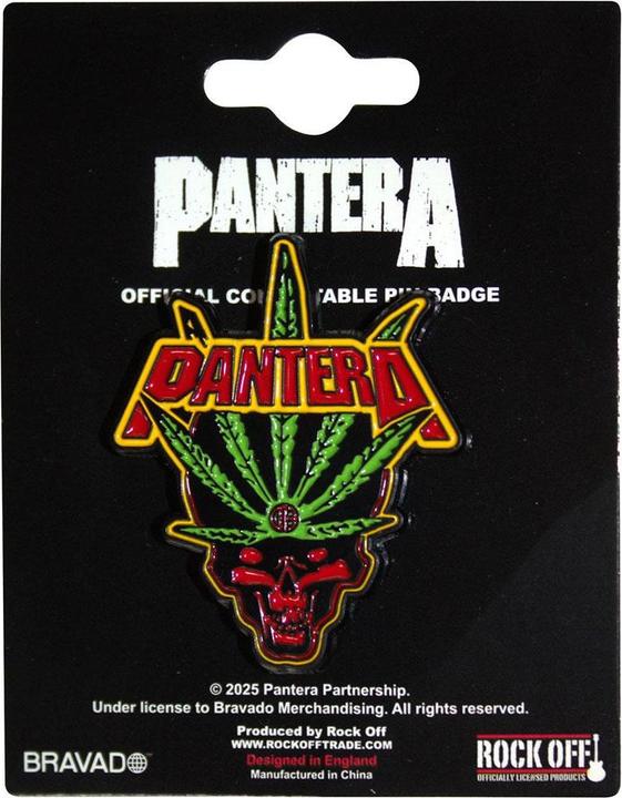 Produktbild Pantera Abzeichen Leaf Skull ZinkLegierung