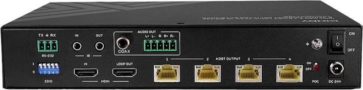Image du produit Lindy 100m Cat.6 4 Port HDMI 4K60 HDBaseT Splitter Extender HDBaseT Transmitter with Built-in 4 Port Spl
