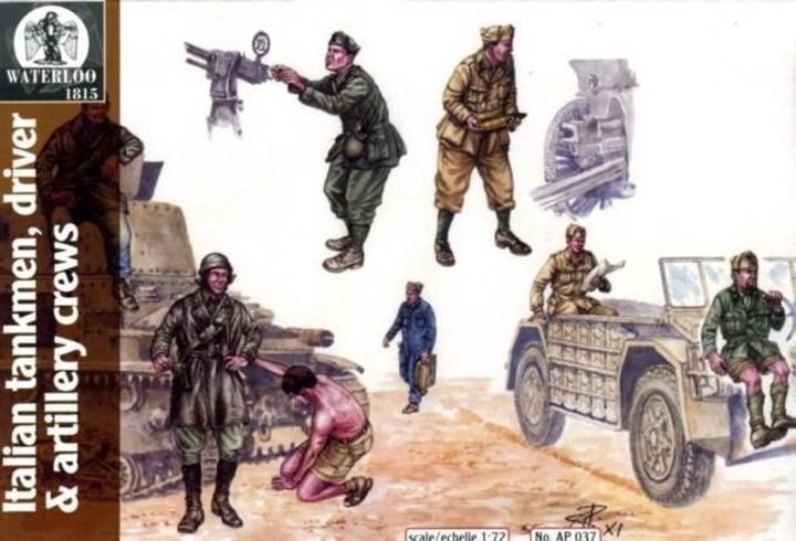 Produktbild Waterloo 1815 Italian Tankmen, drivers+artillery crews