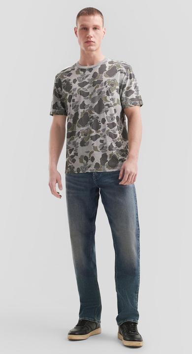 Produktbild S.Oliver T-Shirt Gewaschenes T-Shirt mit All-over-Print (XL)