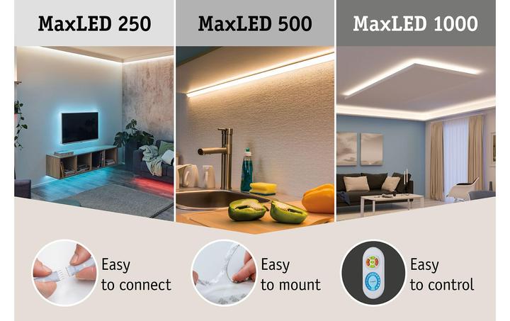 Actual product image Paulmann MaxLED 500 Stripe (White, 250 cm, Indoor)