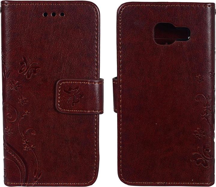 Produktbild König Design Schutz Handy Hülle für Samsung Galaxy A3 (2016) Case Cover Tasche Wallet Etui (Samsung Galaxy A3 (2016))
