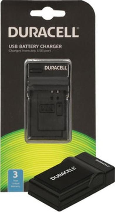 Produktbild Duracell Ladegerät mit USB Kabel für Olympus BLH-1 (Kamera Akku Ladegerät)