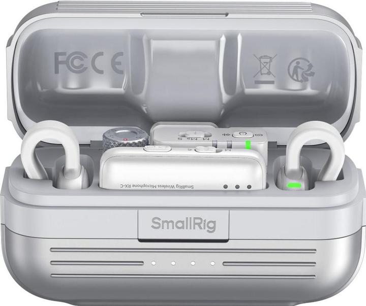 Actual product image SmallRig 5716 S 70 Wireless Microphone with Multi-Device Compatibility (White)