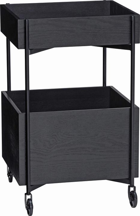 Hübsch Fresh Servierwagen Schwarz