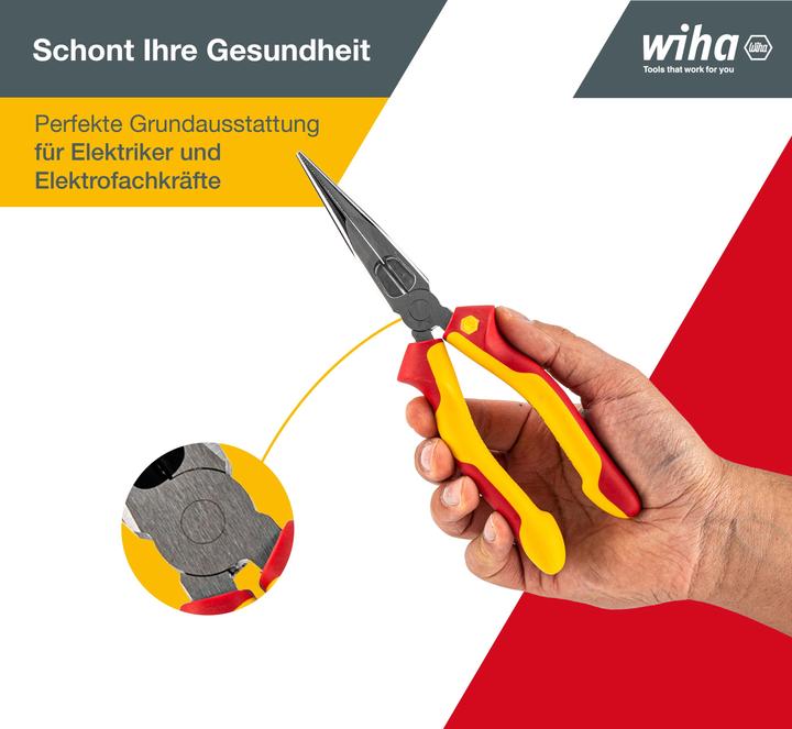 Produktbild Wiha Flachrundzange Professional electric (160 mm)