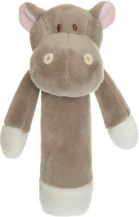 Teddykompaniet Rassel Nilpferd braun 14 cm