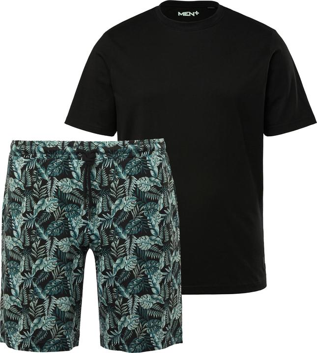 Produktbild Men+ Schlafanzug, T-Shirt, gemusterte Shorts (7XL)