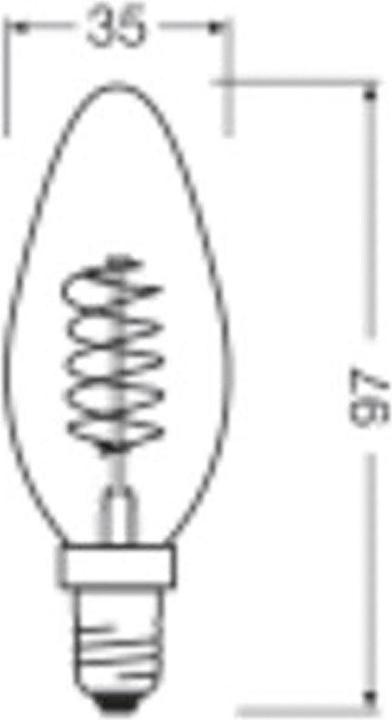 Produktbild Osram Vintage (E14, 250 lm, 1 x)