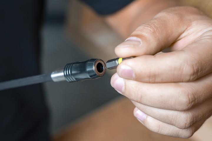 Produktbild wolfcraft 1 Bithalter mit Magnet+Ringmagnet, 150mm (Bit-Halter)