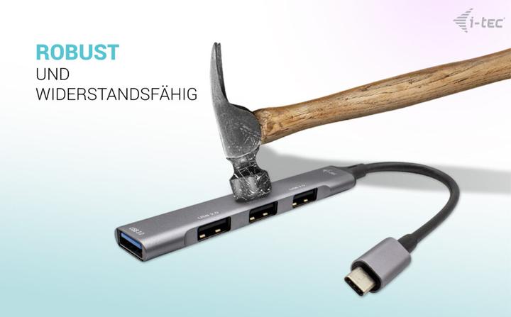 Produktbild i-tec Metal Hub (USB-C, 4 Ports)