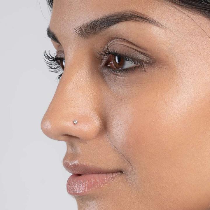 Image du produit Bijouteria Piercing nez (Acier inoxydable, Cristallin)