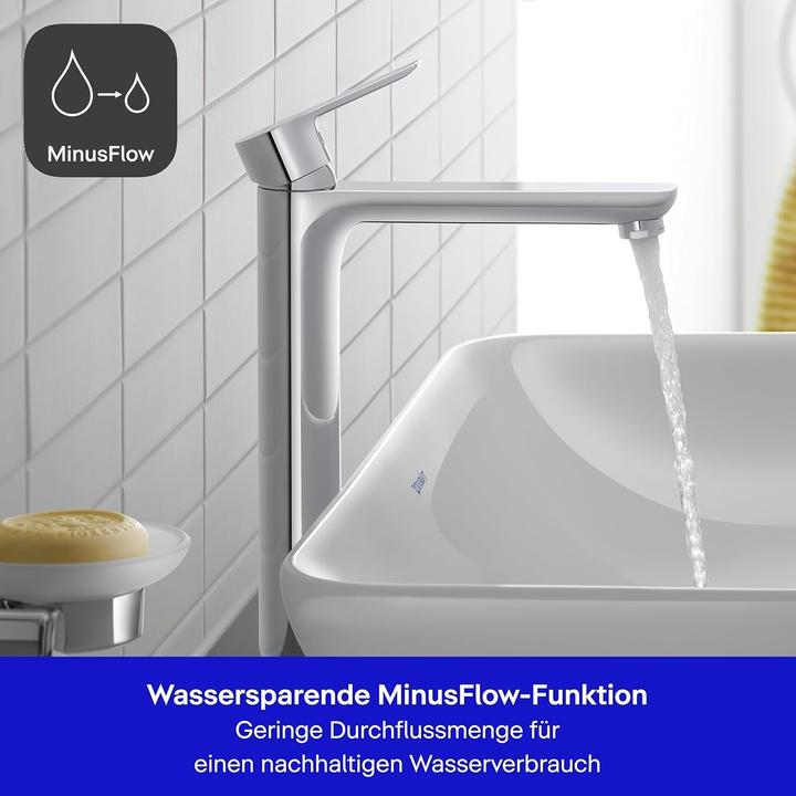 Immagine prodotto Duravit D-Code miscelatore monocomando per lavabo XL FreshStart e Minusflow, a libera installazione
