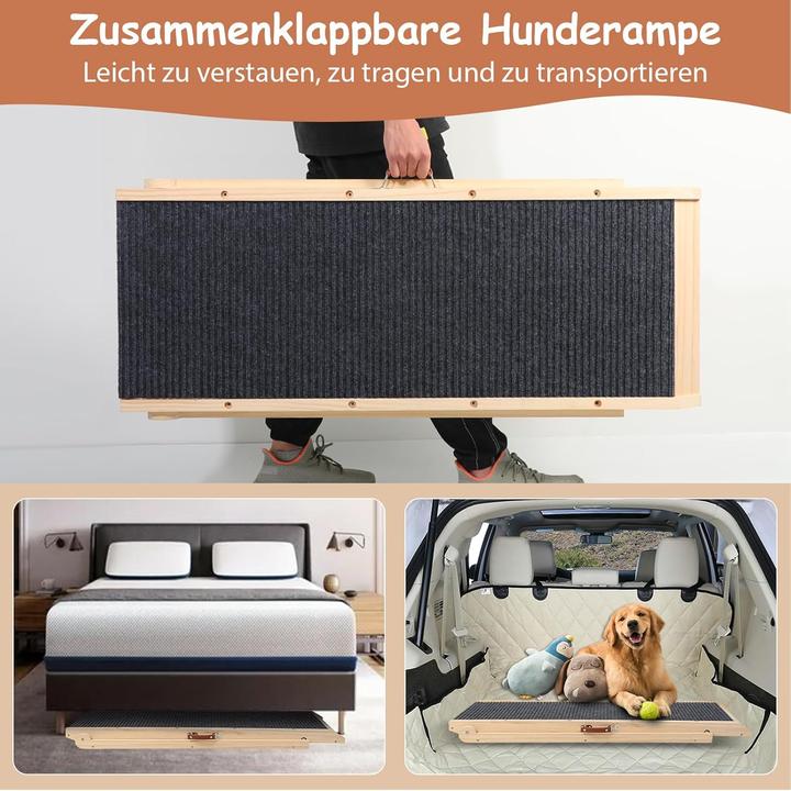 Actual product image Maloroy Hunderampe mit Sicherheitsgeländer (Dog)