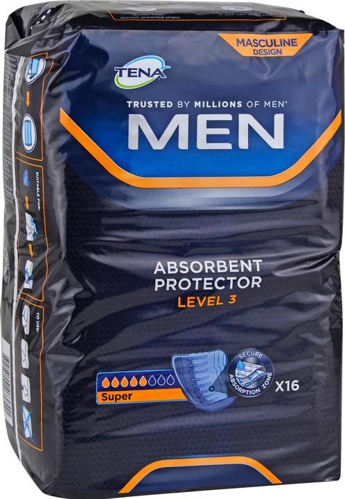 Produktbild Tena MEN Einlagen bei BlasenInkontinenz Level 3 (16 x, Normal)