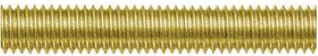 Actual product image RS PRO ISO threaded rod brass M3
