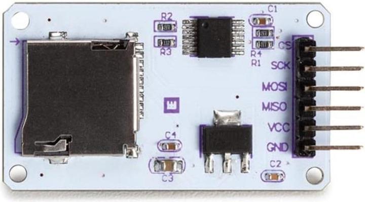Actual product image Whadda SD card logging shield for Arduino 2 pieces